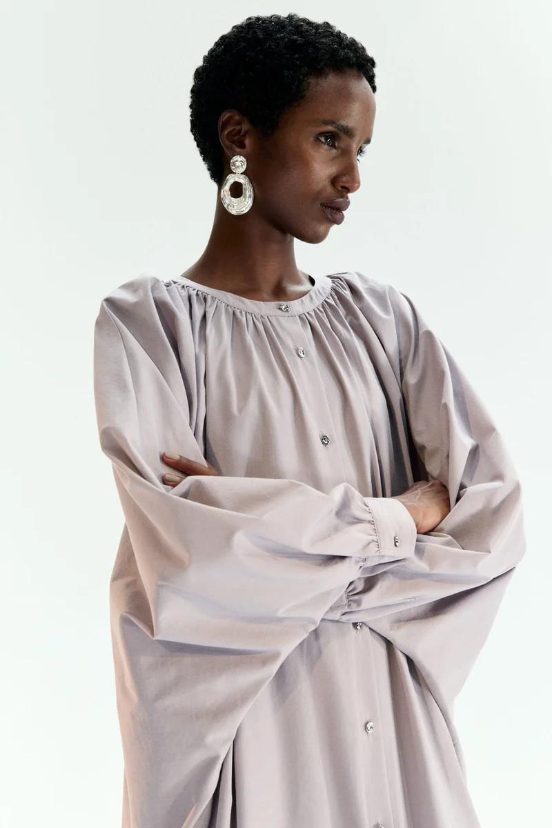H&M Long-sleeved kaftan dress